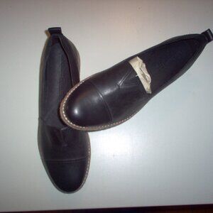 Timberland Leather Sensorflex Platform Wedge Slip on Women's 9.5 Black. Comfort